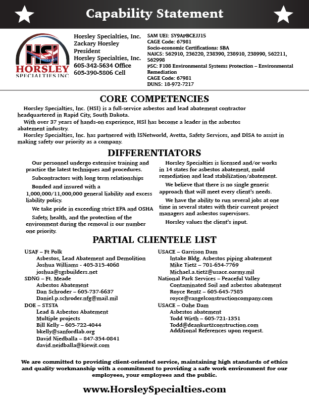 Horsley Gov Flyer