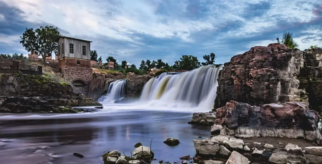 Falls Park in Sioux Falls, South Dakota