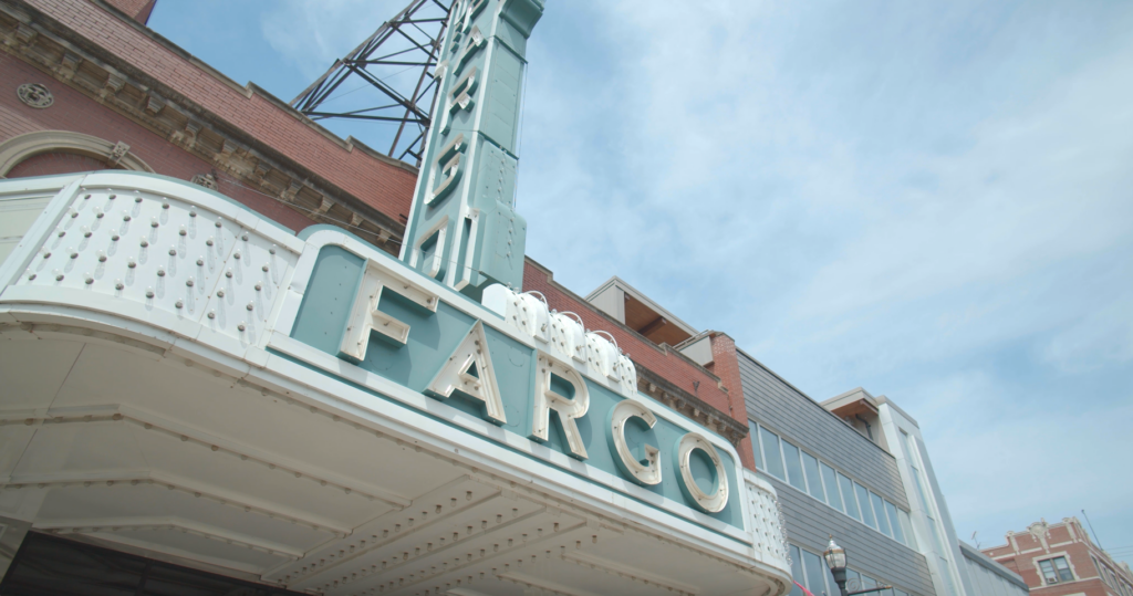 Fargo Theatre Sign in Fargo North Dakota