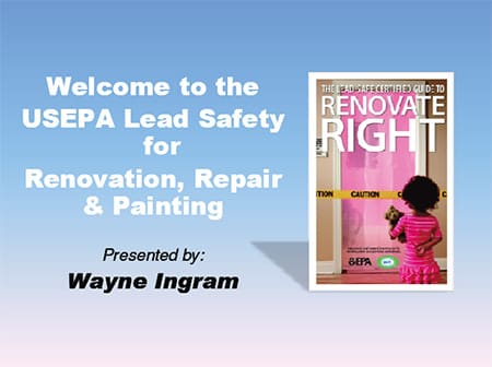 Lead Safety for Renovation, Repair, and Painting
